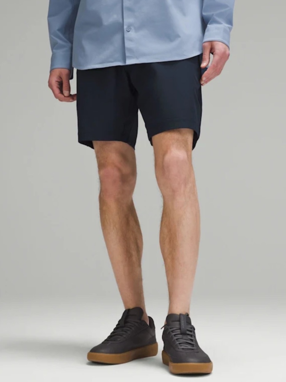 Lululemon Commission Classic-Fit Short 7" Warpstreme in Navy Sz 34